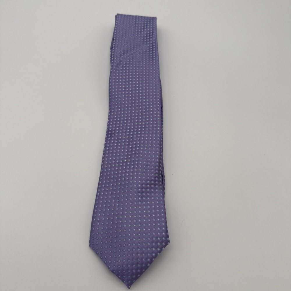 Sean John Tie Purple Blue & White Polka Dot